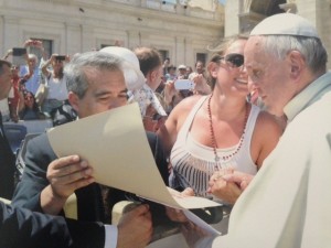 showing the certificate