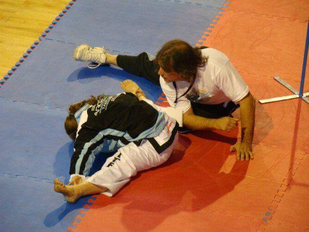Soledad Serrano before sparring